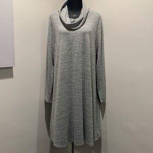 Loft Outlet Cowl Neck Long Sleeve Sweater dress - Size XL light weight material